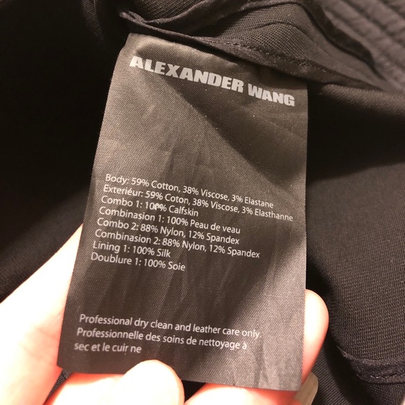 Auth ALEXANDER WANG Calfskin Dress Size: S | US 4 - Picture 6 of 6